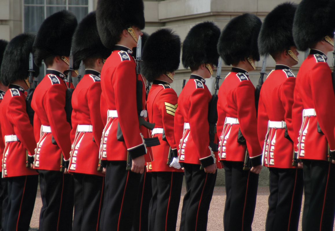 Queens Royal Guards at Trooping the Colour